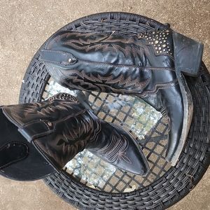 Liberty Black Black cowboy boots